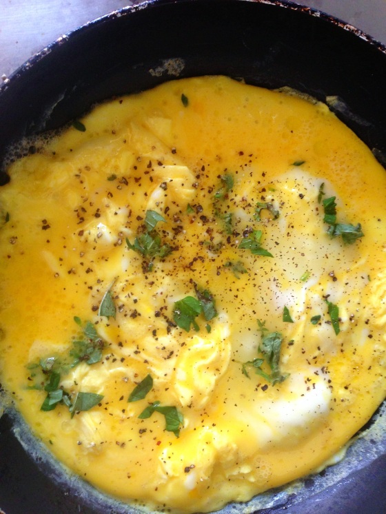 herb omelette